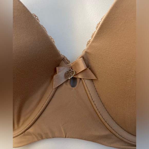 Victoria Secret Lined Demi/ Demi-Busted Double Nude SZ 34DDD - Picture 9 of 11